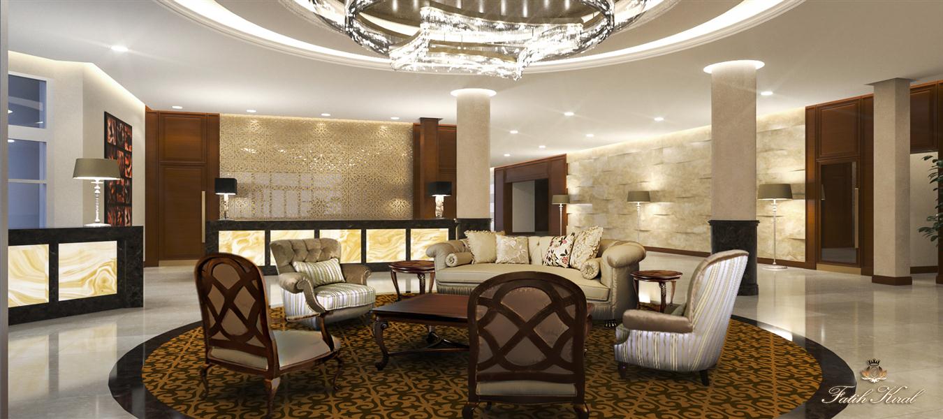 Almaty Kazakhistan da yapılmakta olan 164 odalı Ramada Almaty Hotel in iç mimari konsept ve uygulama projeleri Triga Design tarafından yapılmaktadır.